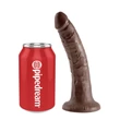 Letapasztható realisztikus dildó 7" cock brown