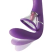 G-pont vibrátor nyelves csiklóizgató pumpával - Her ultimate pleasure pro purple