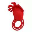 Tölthető vibráló péniszgyűrű Pretty Love vibrant penis ring ruben red