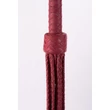 Fonott bőr korbács Kid handle leather braided tails rózsaszínű