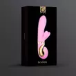 Luxus nyúl vibrátor Grabbit rózsaszínű 18 cm