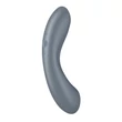 Három izgatású vibrátor Curvy trinity 1 kékesszürke 17,5 cm