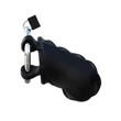 Péniszketrec Extreme silicone cock blocker black