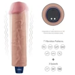 Realisztikus vibrátor 9.5" real softee rechargeable vibrating dildo(flesh)