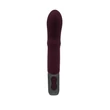 G-pontos tolófunkciós vibrátor Titanz 7" silicone rechargeable vibrator in rubine red