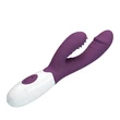 Csiklóizgató vibrátor fel-lemozgó gyönyggyel Pretty Love Andre purple