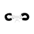 Bilincs csuklóra, műszőrmével Beginner's furry cuffs  black