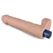 Realisztikus 23 cm-es vibrátor 9" real softee rechargeable vibrating dildo (testszínű)