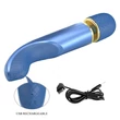 Masszírozó tölthető Pretty love colorful massager blue
