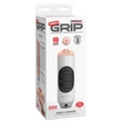 Maszturbátor vibrációs vagina Mega grip vibrating stroker pussy  white/black/light