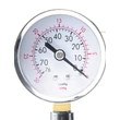 Péniszpumpa nyomásmérővel Max-precision power pump  clear/black