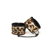 Műbőr Bdsm szett 13 darabos leopárd mintás Vivid leopard print soft bondage 