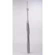 Fonott bőr korbács Kid handle leather braided tails fehér