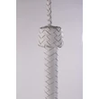 Bőr korbács Softy handle calf leather tails fehér
