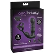 Proszata vibrátor masszírozó gyöngyökkel  és péniszgyűrűvel - Anal Fantasy Elite Ass-gasm slide & glide black