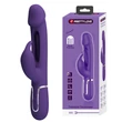 Csiklókaros nyelves vibrátor sötét lila - Pretty Love Kampas twinkled tenderness purple