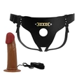 Felköthető üreges vibrátor Pretty Love Stark harness briefs brown