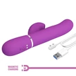 Csiklóizgatós vibrátor tapogató és lüktető funkcióval lila - Pretty Love Perlita twinkled tenderness purple II