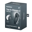 Csiklóizgató vízálló 11 programmal Tap & climax 2 (grey)