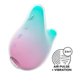 Léghullámos csiklóizgató Mermaid vibes mint/pink