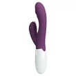 Csiklóizgató vibrátor fel-lemozgó gyönyggyel Pretty Love Andre purple