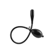 Inflatable silicone ass expander  black