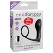 Análdugó péniszgyűrűvel vibrátoros Ass-gasm cockring vibrating plug black