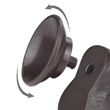 Letapasztható 8'' sliding skin dual layer dildó fekete i