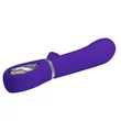 Csiklókaros puha szilikon g-pont vibrátor Pretty Love Thomas Purple II 20cm