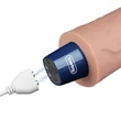 Realisztikus vibrátor 9.5" real softee rechargeable vibrating dildo(flesh)