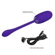 Vibrációs tojás puha szilikon bevonattal Pretty Love Julius Purple II
