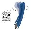 Forgó fejes g-pont vibri Spinning g-spot 1 blue