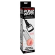 Péniszpumpa Beginner's pussy pump átlátszó, fekete színek, a punci testszínű