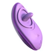 Nyelvecskés csiklóizgató melegítő funkcióval - Her silicone fun tongue purple