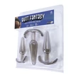 Butt fantasy triple tapered anal plug set