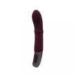 G-pontos tolófunkciós vibrátor Titanz 7" silicone rechargeable vibrator in rubine red