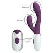 Csiklóizgató vibrátor fel-lemozgó gyönyggyel Pretty Love Andre purple