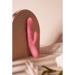 Csiklóizgatós tolomozgásos tölthető vibrátor Avery strawberry pink