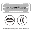 Realisztikus vagina és száj maszturbátor Virgin-skin blowout double side stroker vagina and mouth