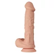 Realisztikus csúszóbőrös herés dildó Pretty Love Bergrisi 26 cm