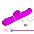 Csiklóizgatós vibrátor tapogató és lüktető funkcióval pink - Pretty Love Perlita twinkled tenderness purple I