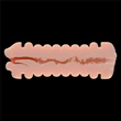 Realisztikus vagina és száj maszturbátor Virgin-skin blowout double side stroker vagina and mouth