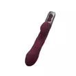 Csiklókaros G-pont vibrátor Titanz 8.5" silicone rechargeable vibrator in rubine red