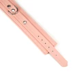 Bokabilincs vegán bőrből Pink organosilicon ankle cuffs