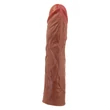 Realisztikus hosszabbító péniszköpeny Pretty Love Derek brown 21,5 cm