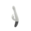 Csiklókaros G-pont vibrátor Titanz 8.5" silicone rechargeable vibrator in ivory white