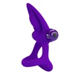 Vibrációs péniszgyűrű herepgyűrűvel és csiklóizgatóval Pretty Love Vibration Cockring purple