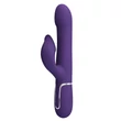 Masszírozógyöngyös csiklókaros vibrátor sötét lila - Pretty Love Falin twinkled tenderness purple