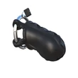Péniszketrec Extreme silicone cock blocker black