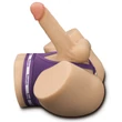 Realisztikus torzó hajlítható dildóval Streetgirl's #17 with bendable dildo
